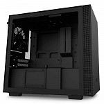Gabinete Gamer NZXT H210i, Mini Tower, Com 2 Fans, Vidro Temperado, Black, S-Fonte, CA-H210I-B1