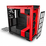 Gabinete Gamer NZXT H710, Mid Tower, com FAN, Lateral em Vidro, Preto/Vermelho - CA-H710B-BR