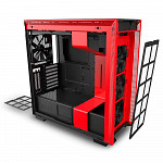 Gabinete Gamer NZXT H710i, Mid Tower, Com 4 Fans, Vidro Temperado, Vermelho, S-Fonte, CA-H710I-BR
