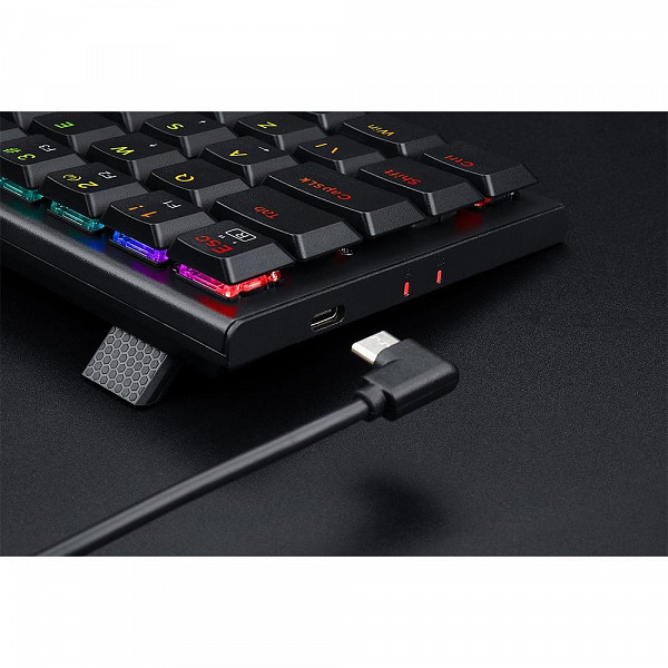 Teclado Mecânico Gamer Redragon Anivia, RGB, Switch Brown, ABNT2, Preto - K614-RGB (PT-BROWN)