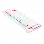 Teclado Óptico Gamer Redragon Magic-Wand PRO RGB, RGB, Switch Marrom, ABNT2, 12 Teclas Multimídia, Branco - K587W-RGB-PRO (PT-BROWN)