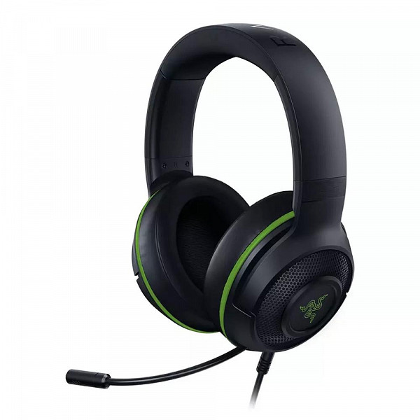 Headset Gamer Razer Kraken X para Xbox, P2, Drivers 40mm, Preto e Verde - RZ04-02890400-R3U1